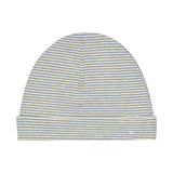 Baby Beanie | Stone Gray - Cream