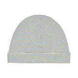 Baby Beanie | Stone Gray - Cream