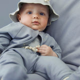 Baby Sun Hat | Stone Grey - Cream