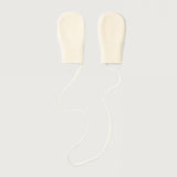 Baby Knitted Mittens Cream