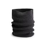 Knitted Endless Scarf Nearly Black Melange