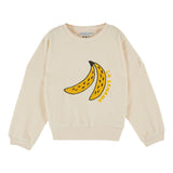 Sweat Brode Banane - Creme