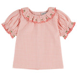 Blouse Vichy Col Brode - Vivi