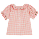 Blouse Vichy Col Brode - Vivi