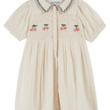 Robe Brodee Smocks Main - Creme