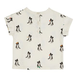 Tee Shirt Imprime - Border Creme