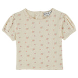 Tee Shirt Pointelle Imprime - Fantasia