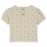 Tee Shirt Pointelle Imprime - Fantasia