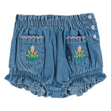 Bloomer Poches Brode - Denim Light