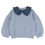 Sweat col volante - Lac