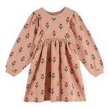 Robe molleton imprimee - Soliflore
