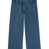 Pantalon poches brodees denim - Denim