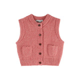 Gilet sans manches doudou - Blush