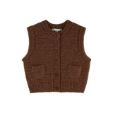 Gilet sans manches doudou - Chataigne