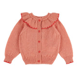 Cardigan jacquard place - Blush