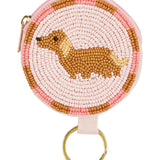 Porte-monnaie perles dog - Chien