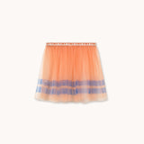 Stripes Tutu Skirt - Peach