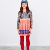 Stripes Tutu Skirt - Peach