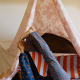 Mini Apples Rib Pant - Light Navy