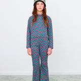 Mini Apples Rib Pant - Light Navy