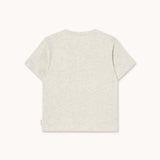Tiny Dog Graphic Tee - Light Cream Heather