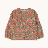 Mini Apples Frilled Blouse - Dark Vanilla