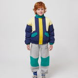 Smiling Color Block Jacket