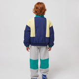 Smiling Color Block Jacket