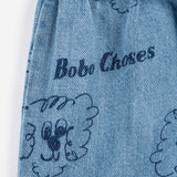 Baby Pickles The Dog all over denim short - Prussian Blue