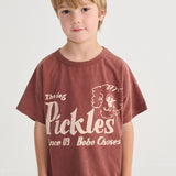 Pickles The Dog T-shirt - Brown
