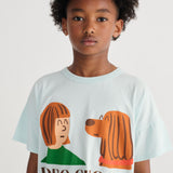 Friends In A Pickle T-shirt - Light Blue