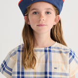 Fun Tartan woven top - Offwhite