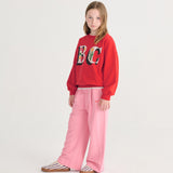 Spring Letters sweartshirt - Red