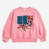 Dog Friendship sweatshirt - Pink