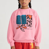 Dog Friendship sweatshirt - Pink