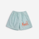 Pickles The Dog woven bermuda shorts - Light Blue