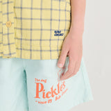 Pickles The Dog woven bermuda shorts - Light Blue
