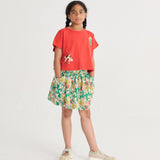 Color Herbalist all over woven skirt - Offwhite
