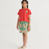 Color Herbalist all over woven skirt - Offwhite