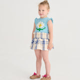 Fun Tartan woven skirt - Offwhite