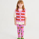 Tangerine all over leggings - Purple