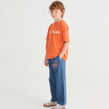 Pickles The Dog woven pants - Navy Blue