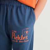 Pickles The Dog woven pants - Navy Blue