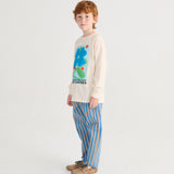 New Hairline woven pants - Navy Blue