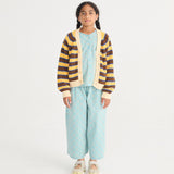 Daisy Mosaic all over woven culotte pants - Light Blue