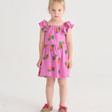 Tangerine all over ruffled dress - Purple