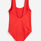 Pixel Daisy swimsuit - Red