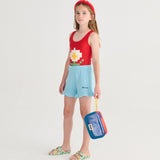 Pixel Daisy swimsuit - Red