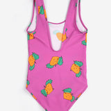 Tangerine all over swimsuit - Purple