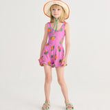 Tangerine all over swimsuit - Purple